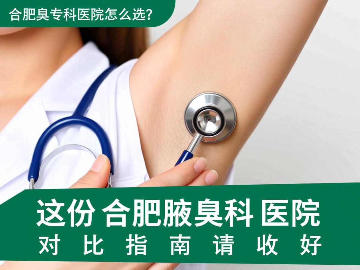 合肥腋臭专科医院怎么选?这份合肥腋臭科医院对比指南请收好 合肥腋臭专科医院怎么选?这份合肥腋臭科医院对比指南请收好