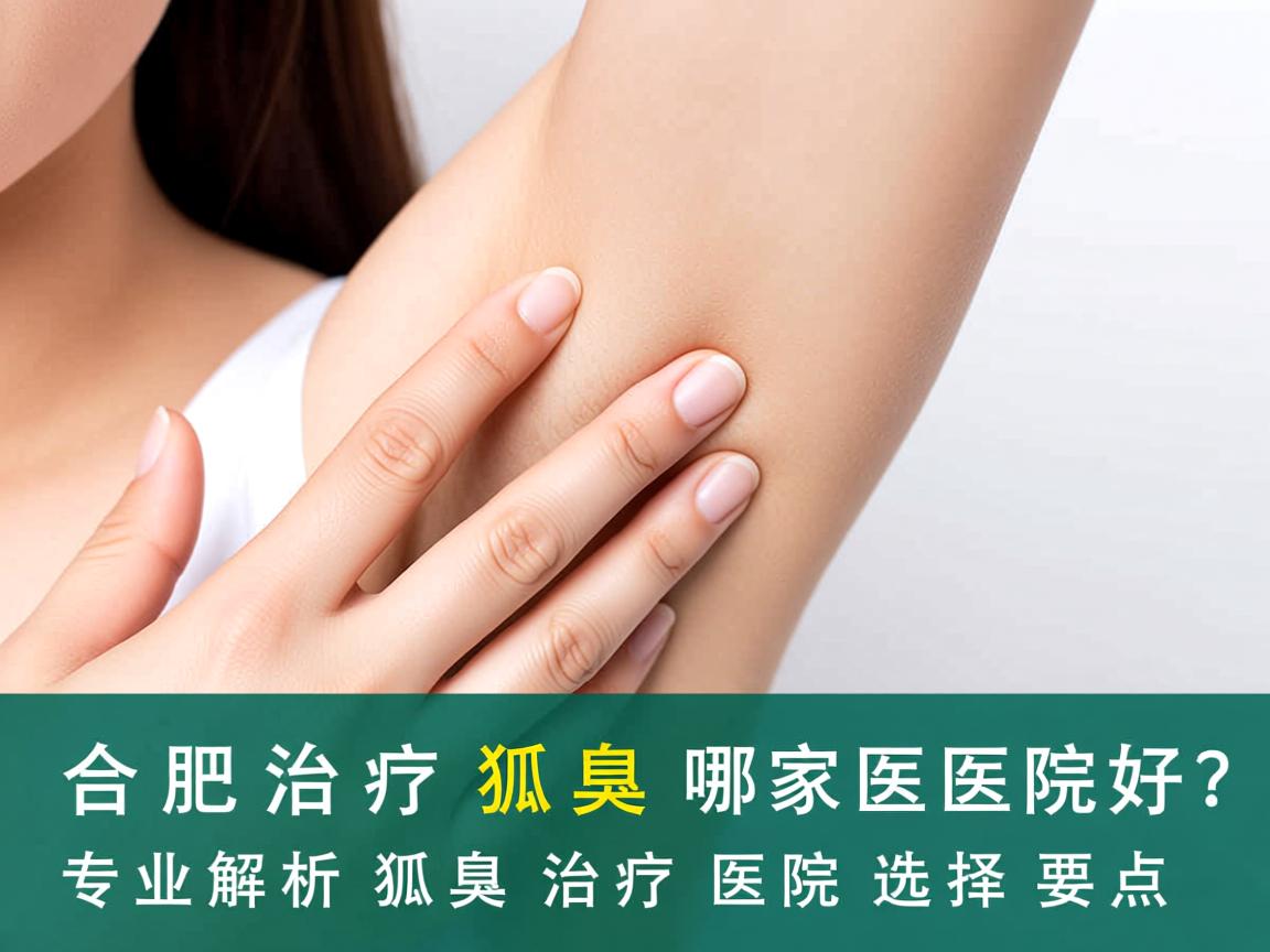 合肥治疗狐臭哪家医院好？专业解析狐臭治疗医院选择要点