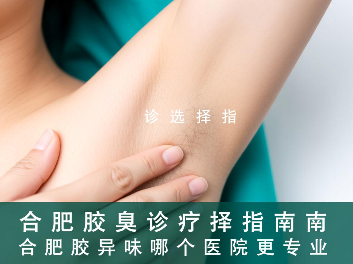 合肥腋臭诊疗选择指南，解析合肥腋下异味哪个医院更专业