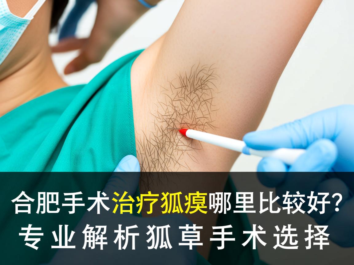 合肥手术治疗狐臭哪里比较好？专业解析狐臭手术选择