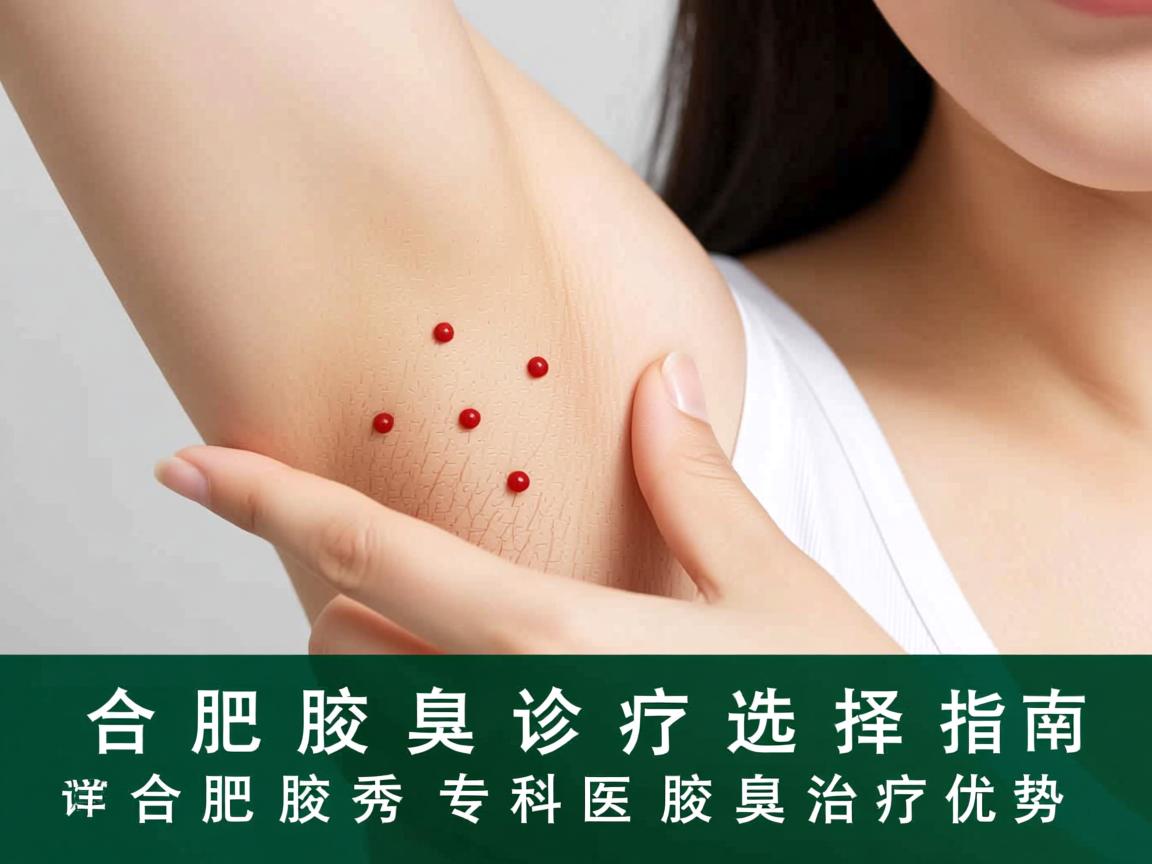 合肥腋臭诊疗选择指南，详解合肥腋秀专科的腋臭治疗优势