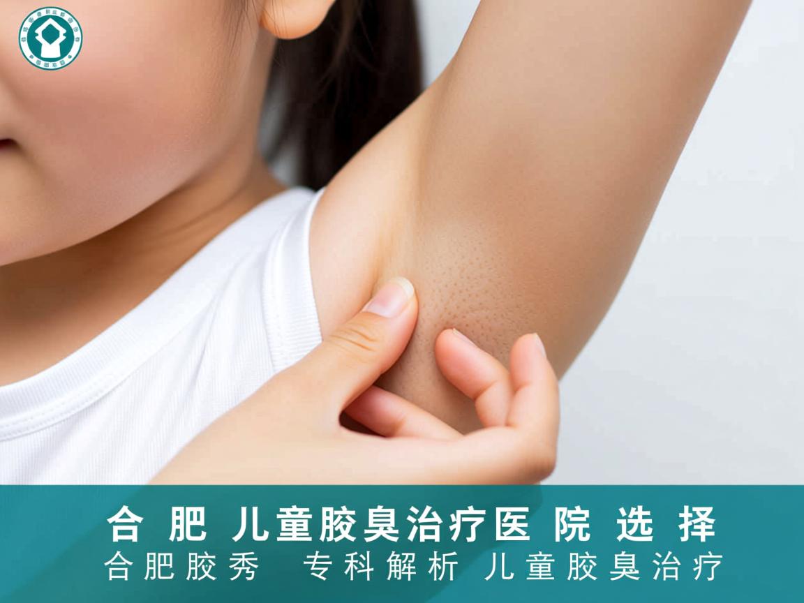 合肥儿童腋臭治疗医院选择，合肥腋秀专科解析儿童腋臭治疗