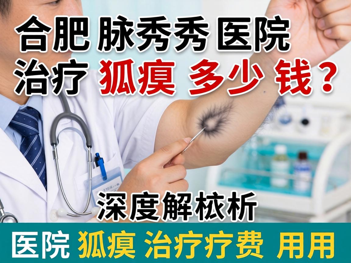 合肥腋秀医院治疗狐臭多少钱？深度解析腋秀医院狐臭治疗费用