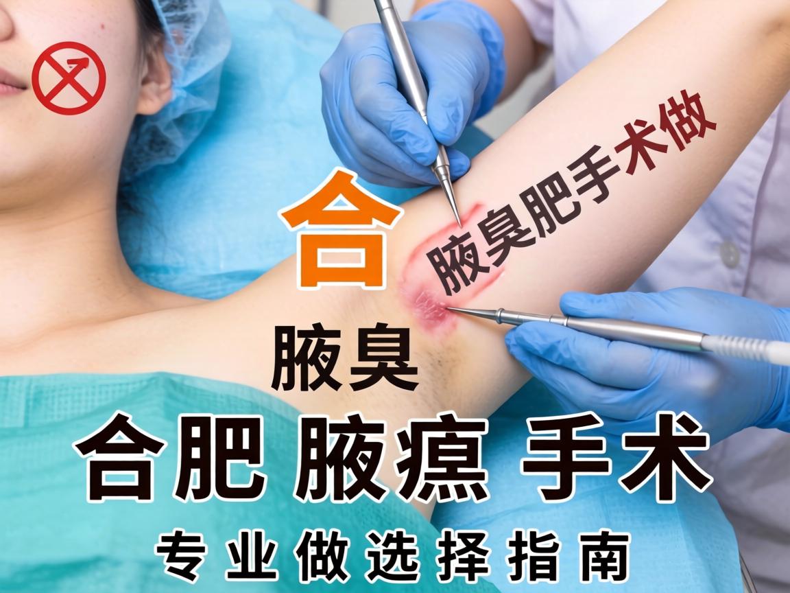 在合肥做腋臭手术，合肥腋臭手术专业选择指南