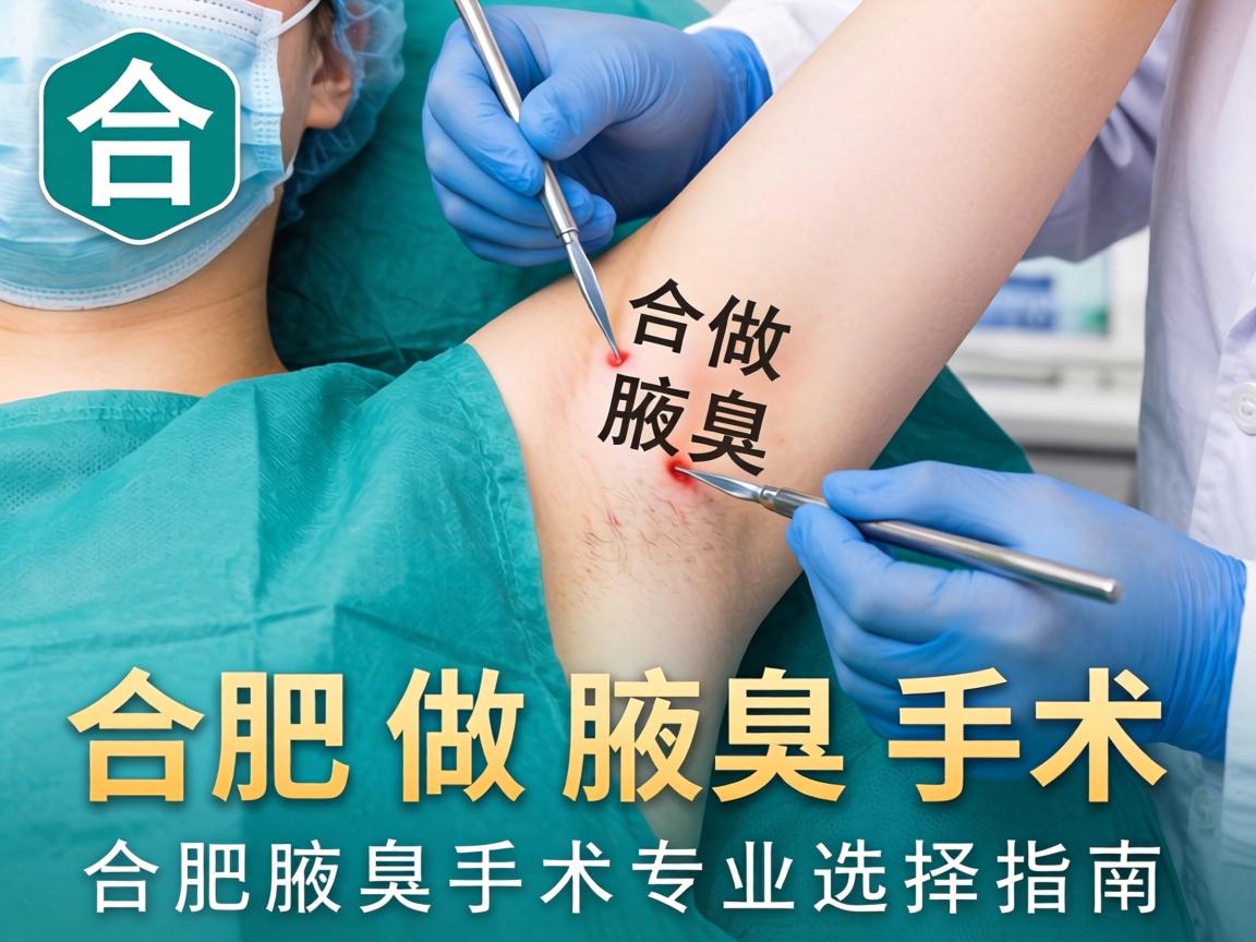 在合肥做腋臭手术，合肥腋臭手术专业选择指南