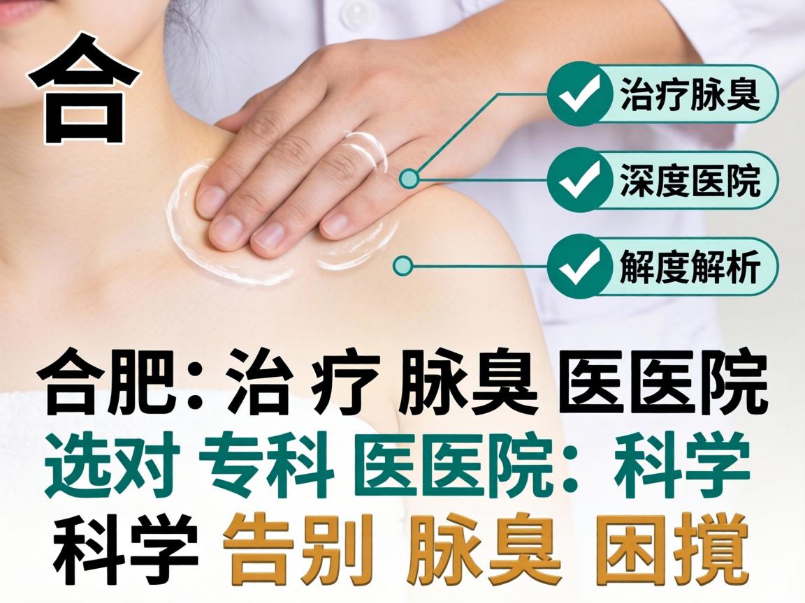 合肥治疗腋臭医院深度解析，选对专科医院，科学告别腋臭困扰