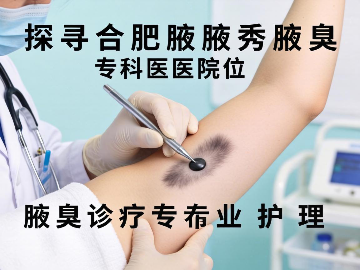 探寻合肥腋秀腋臭专科医院位置，详解腋臭诊疗专业护理