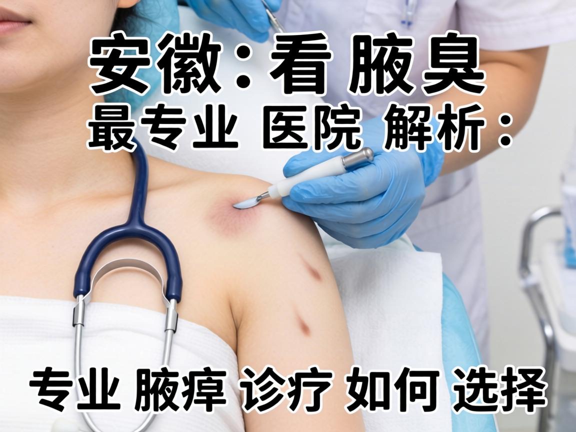 安徽看腋臭最专业医院解析，专业腋臭诊疗如何选择