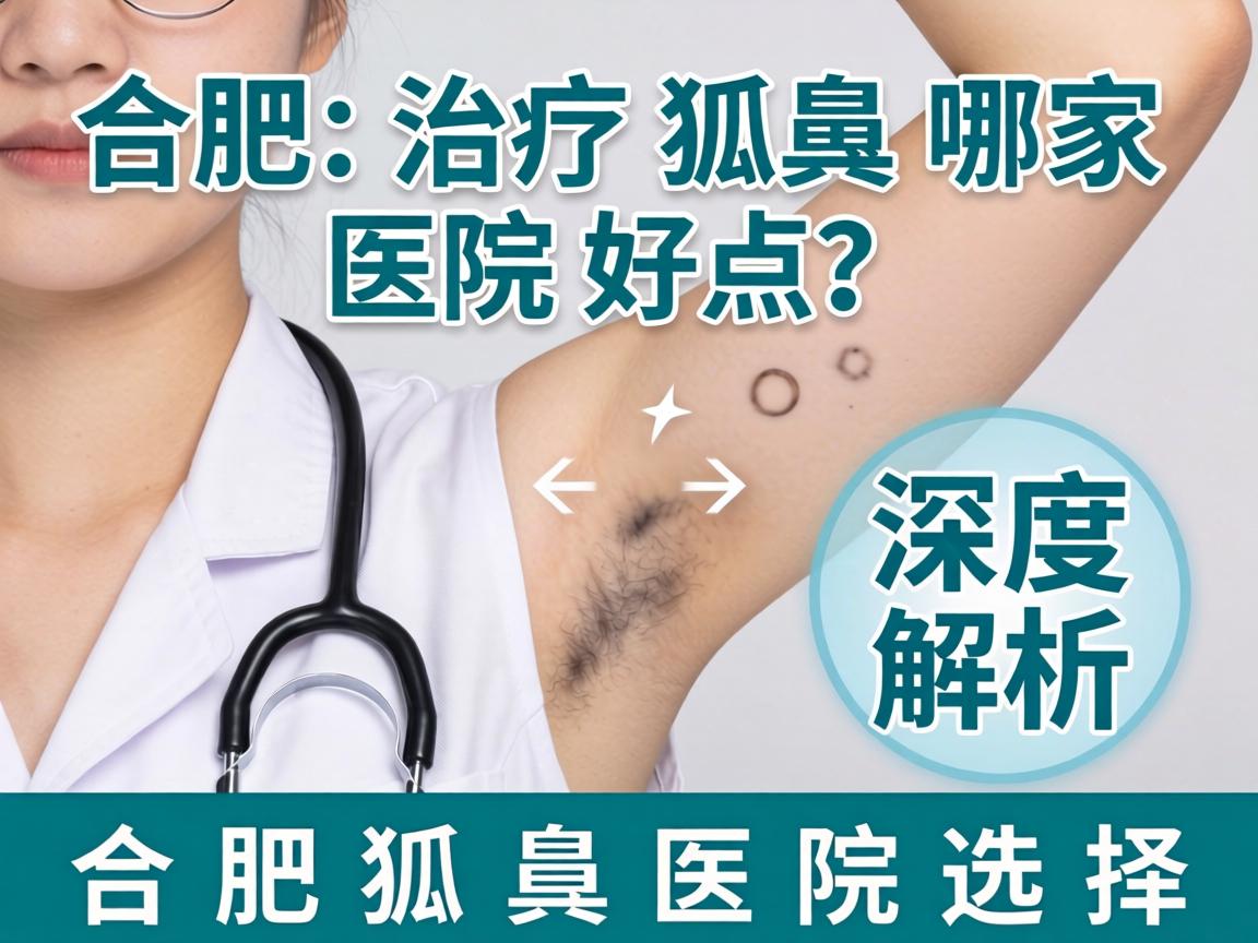 合肥治疗狐臭哪家医院好点？深度解析合肥狐臭医院选择
