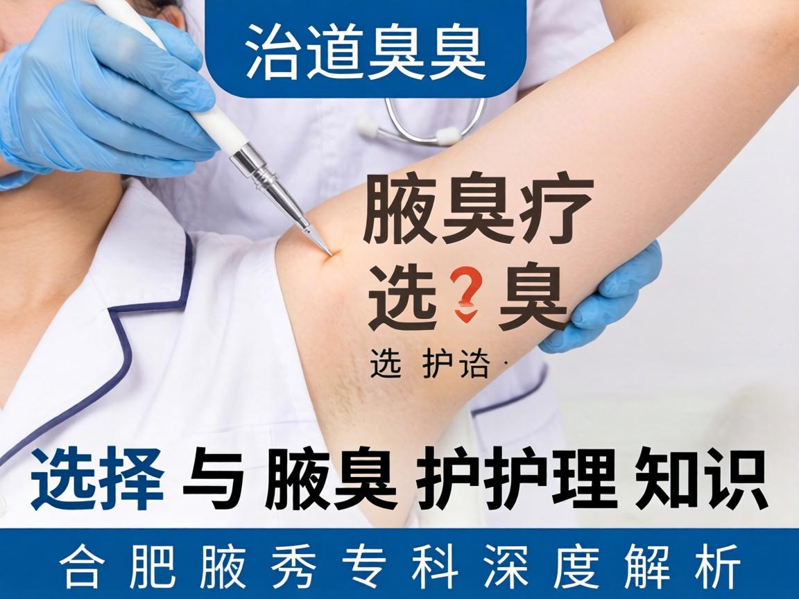 腋臭治疗选择与腋臭护理知识，合肥腋秀专科深度解析