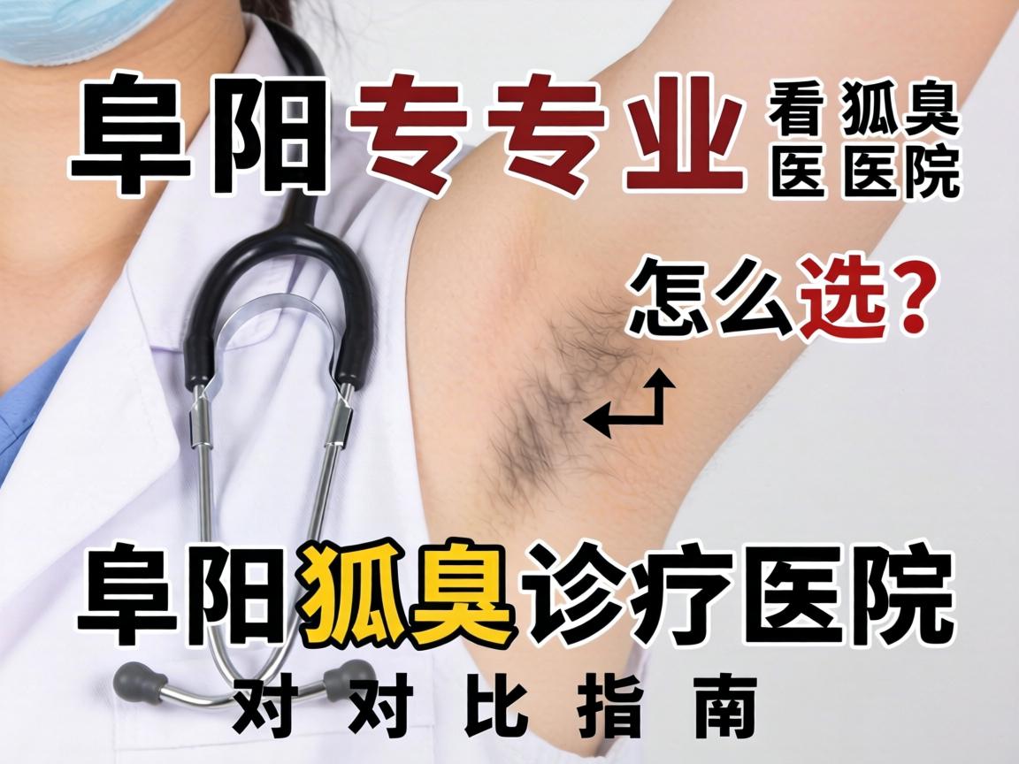 阜阳专业看狐臭医院怎么选？阜阳狐臭诊疗医院对比指南