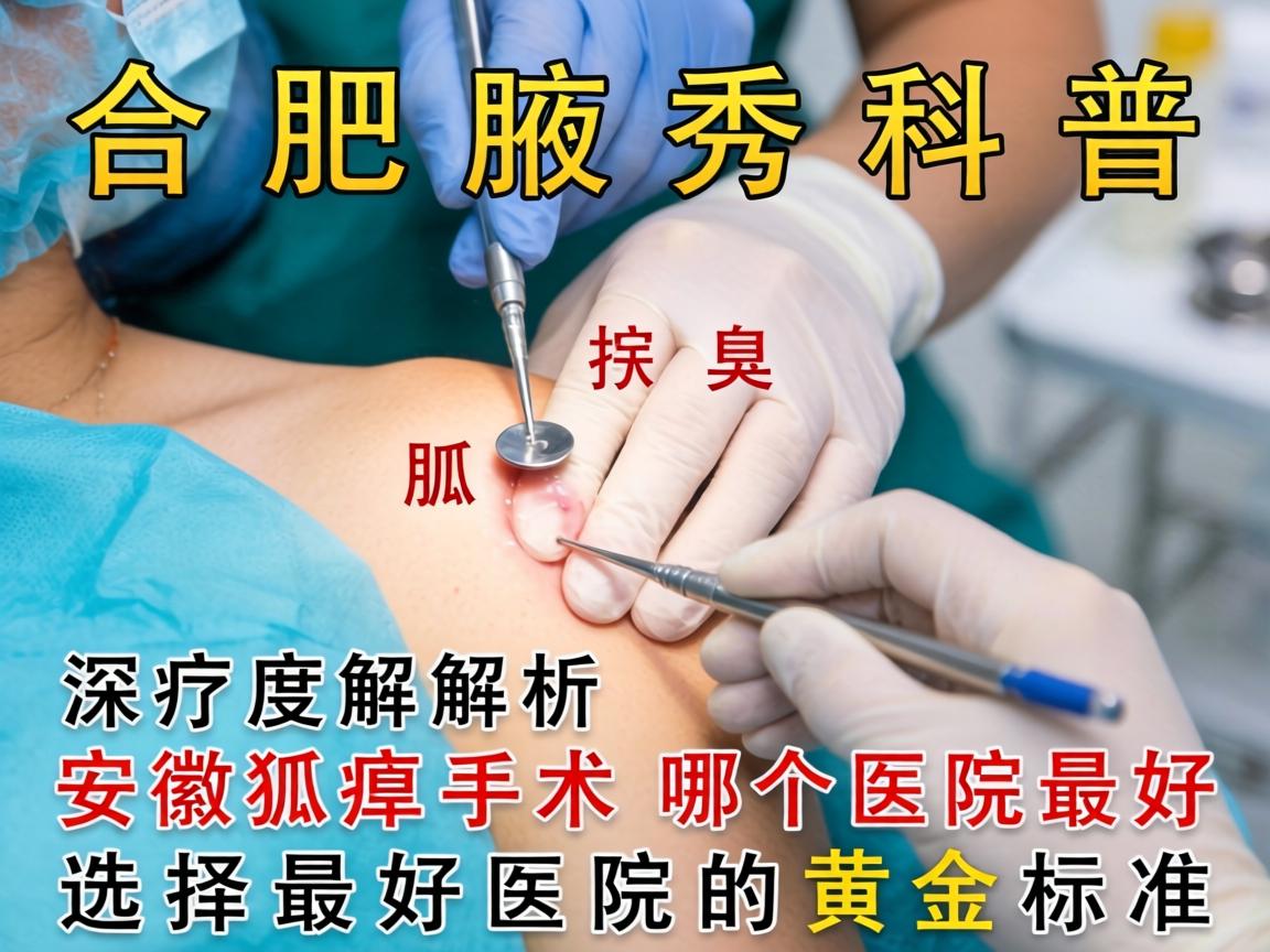 合肥腋秀科普，深度解析安徽狐臭手术哪个医院最好，选择最好医院的黄金标准