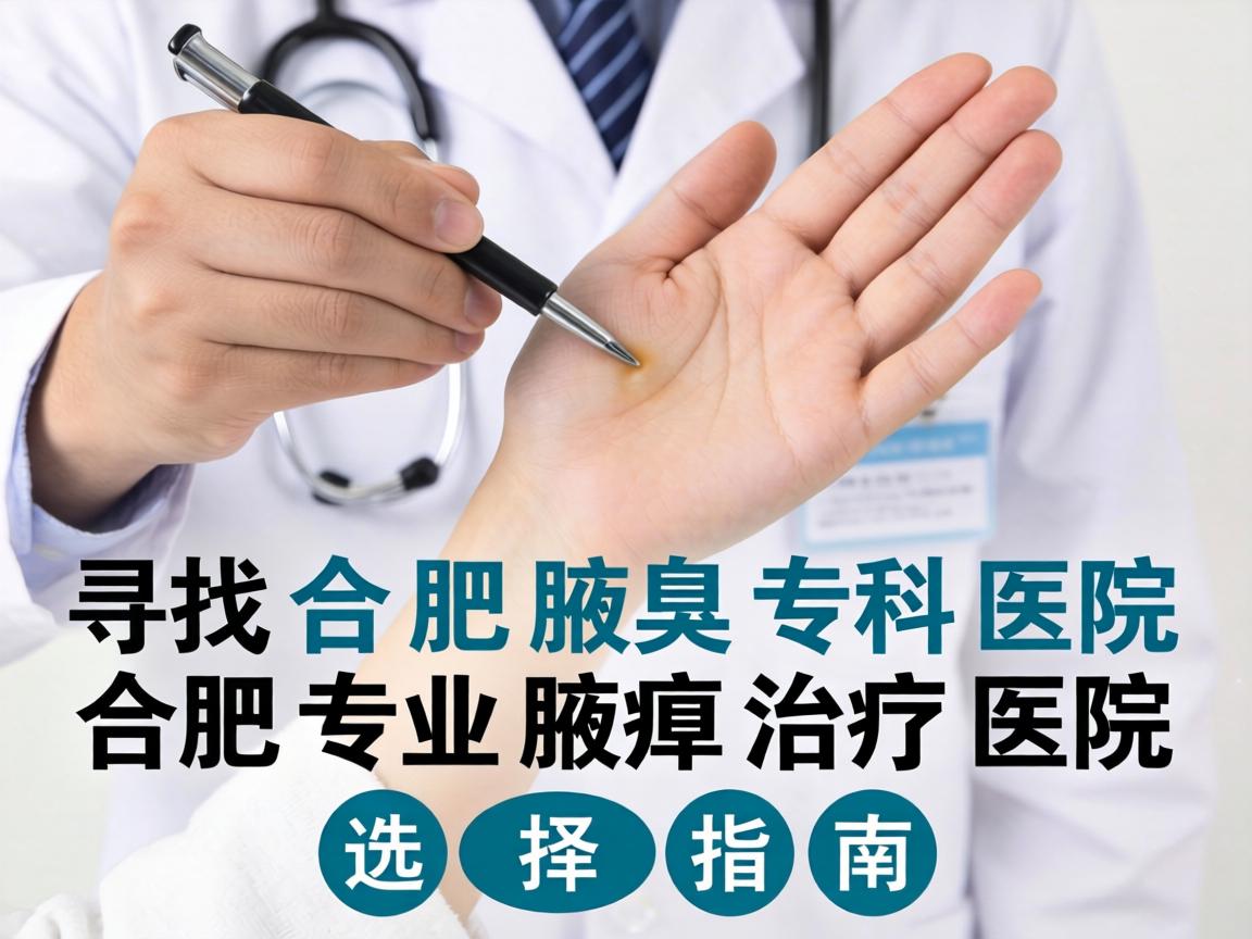 寻找合肥腋臭专科医院，合肥专业腋臭治疗医院选择指南