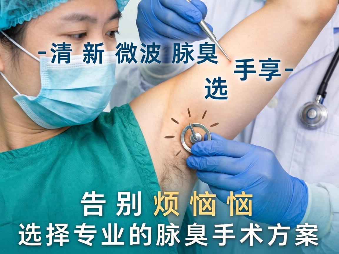 清新微波腋臭手术,告别烦恼,选择专业的腋臭手术方案 清新微波腋臭手术,告别烦恼,选择专业的腋臭手术方案