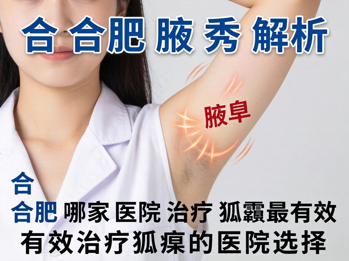 合肥腋秀解析，合肥哪家医院治疗狐臭最有效，有效治疗狐臭的医院选择