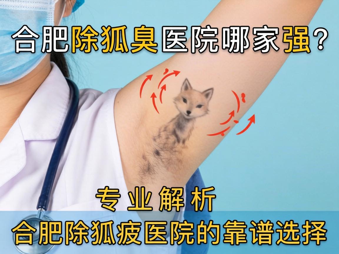 合肥除狐臭医院哪家强？专业解析合肥除狐臭医院的靠谱选择