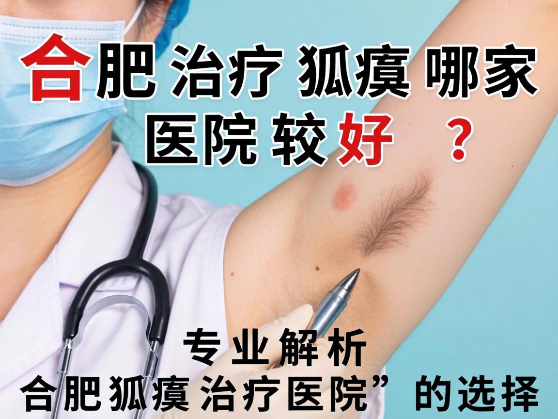 合肥治疗狐臭哪家医院较好？专业解析合肥狐臭治疗医院的选择