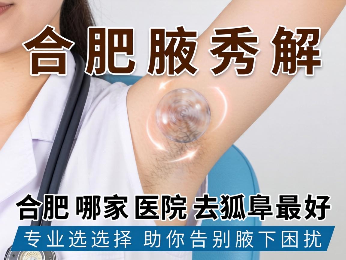 合肥腋秀解析，合肥哪家医院去狐臭最好，专业选择助你告别腋下困扰