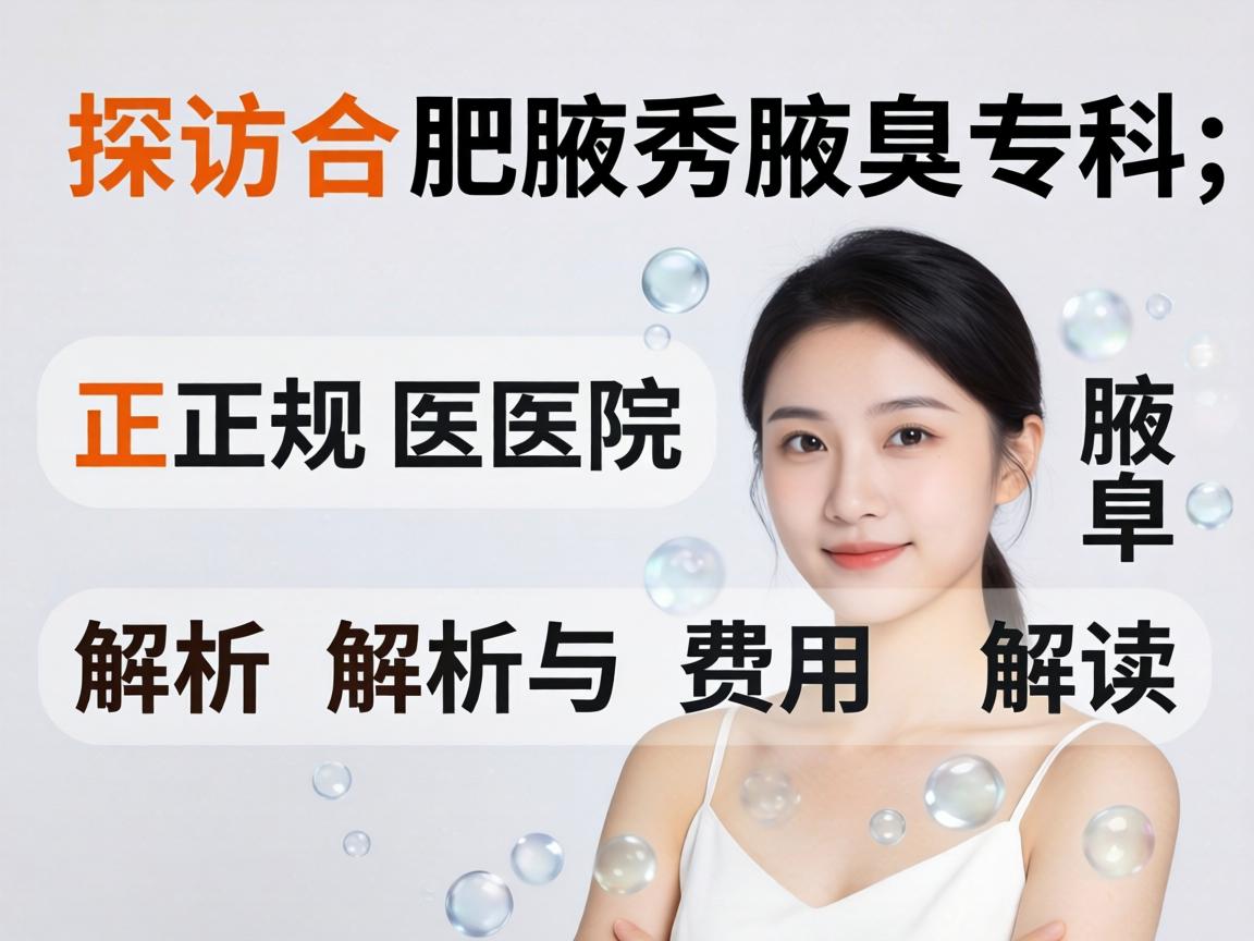 探访合肥腋秀腋臭专科,正规医院解析与费用解读 探访合肥腋秀腋臭专科,正规医院解析与费用解读