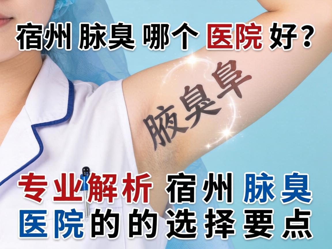 宿州腋臭哪个医院好?专业解析宿州腋臭医院的选择要点 宿州腋臭哪个医院好?专业解析宿州腋臭医院的选择要点