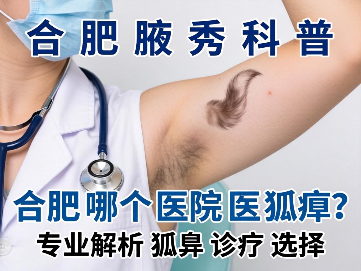 合肥腋秀科普，合肥哪个医院医狐臭？专业解析狐臭诊疗选择