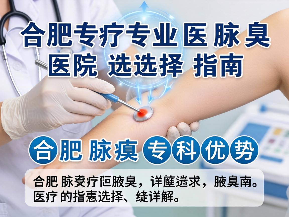 合肥专业医腋臭医院选择指南,详解合肥腋臭专科优势 合肥专业医腋臭医院选择指南,详解合肥腋臭专科优势