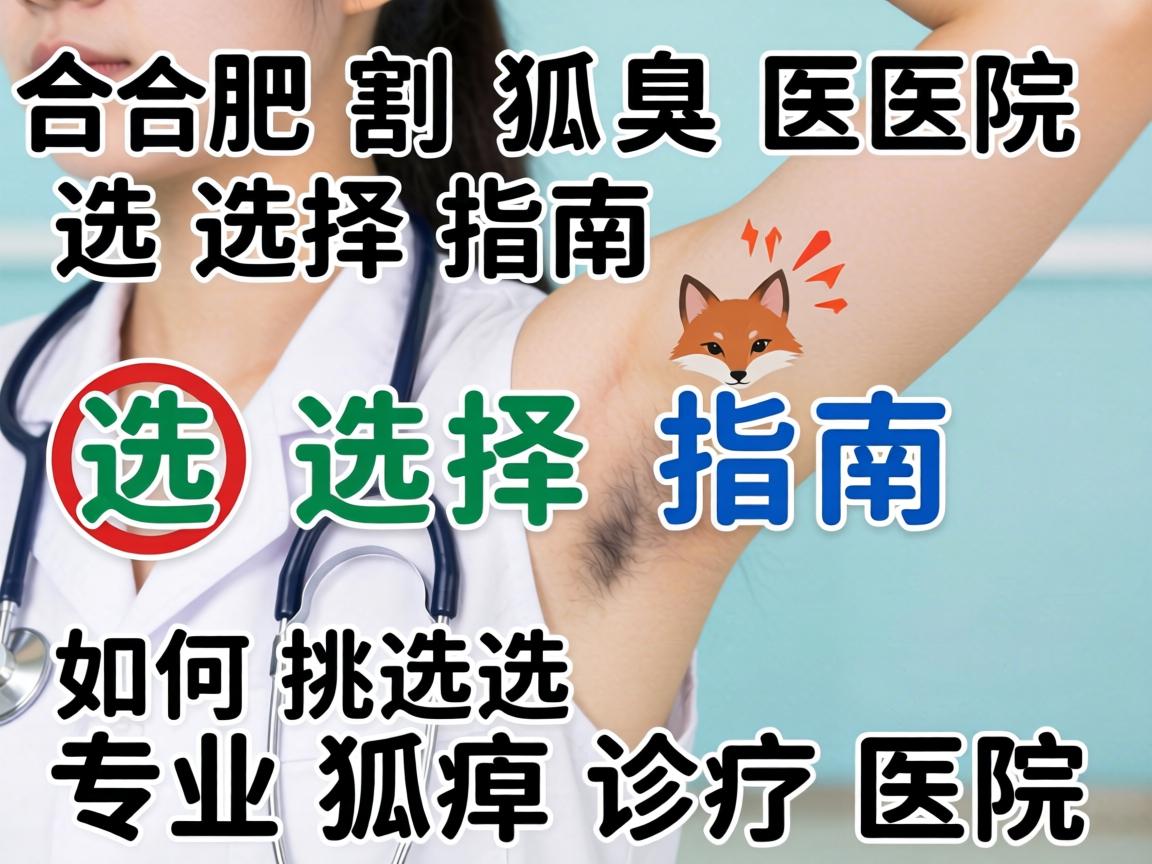 合肥割狐臭医院选择指南,如何挑选专业狐臭诊疗医院 合肥割狐臭医院选择指南,如何挑选专业狐臭诊疗医院