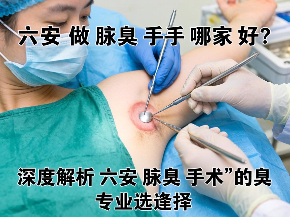 六安做腋臭手术哪家好？深度解析六安腋臭手术的专业选择