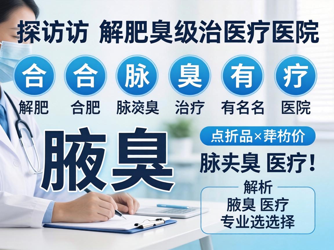 探访合肥腋臭治疗有名医院,解析腋臭医疗的专业选择 探访合肥腋臭治疗有名医院,解析腋臭医疗的专业选择