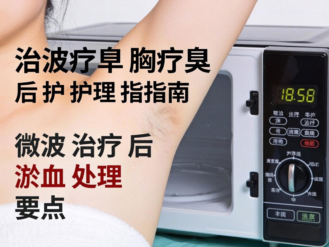 微波治疗腋臭后护理指南，微波治疗后淤血处理要点