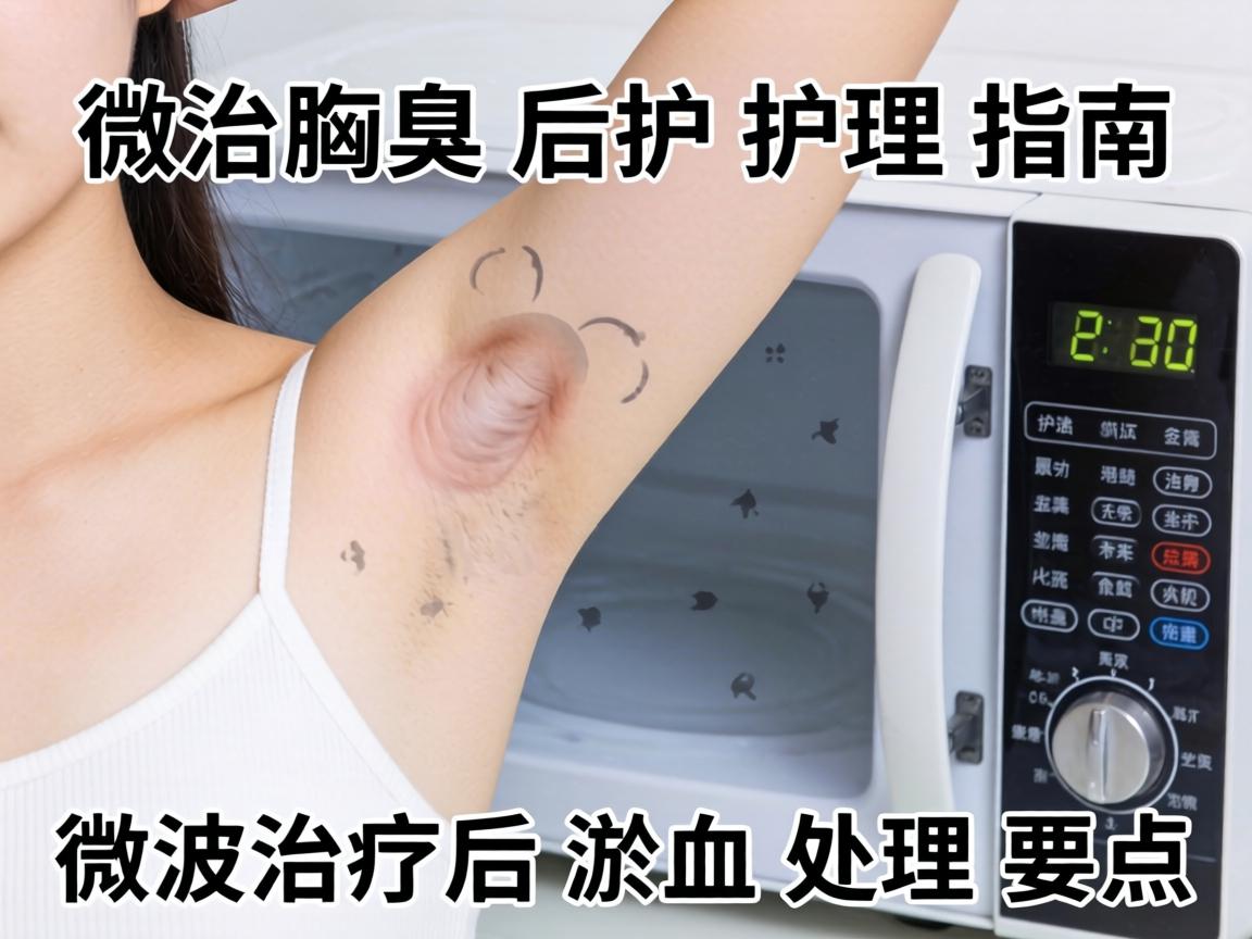 微波治疗腋臭后护理指南，微波治疗后淤血处理要点