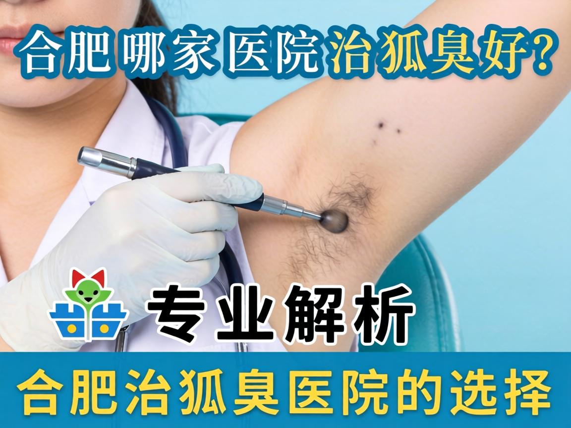 合肥哪家医院治狐臭好？专业解析合肥治狐臭医院的选择