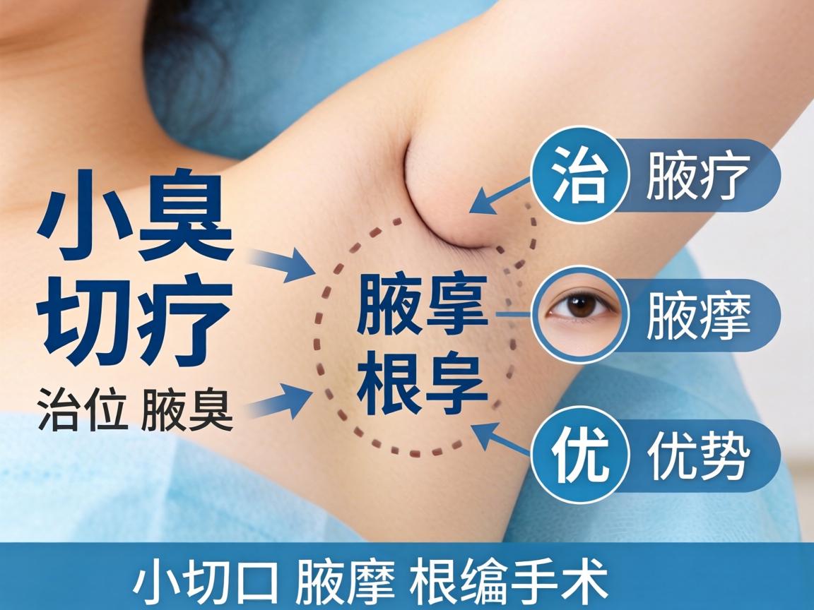 小切口治疗腋臭，详解小切口腋臭根治术的优势