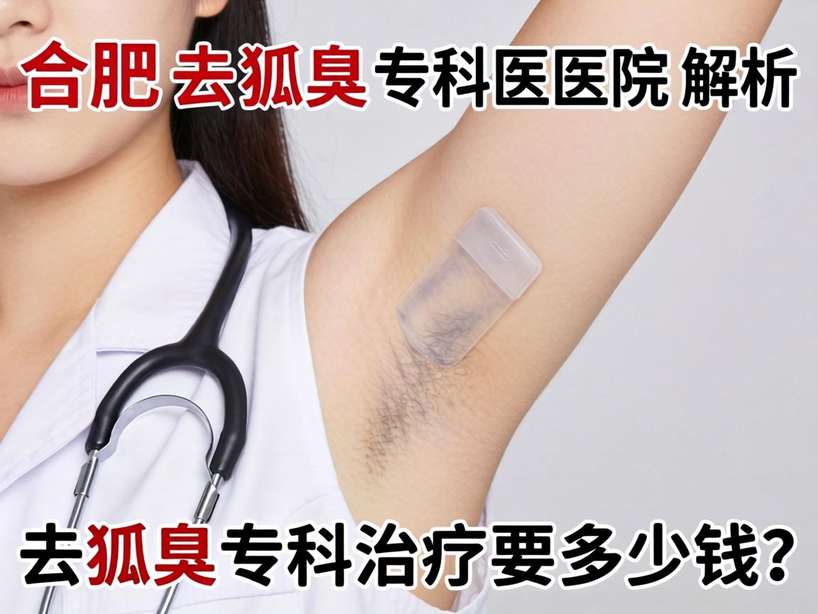 合肥去狐臭专科医院解析，去狐臭专科治疗要多少钱？