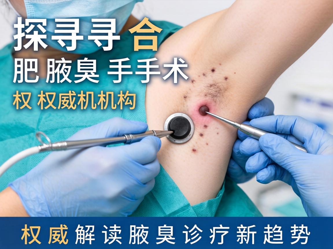 探寻合肥腋臭手术权威机构，权威解读腋臭诊疗新趋势
