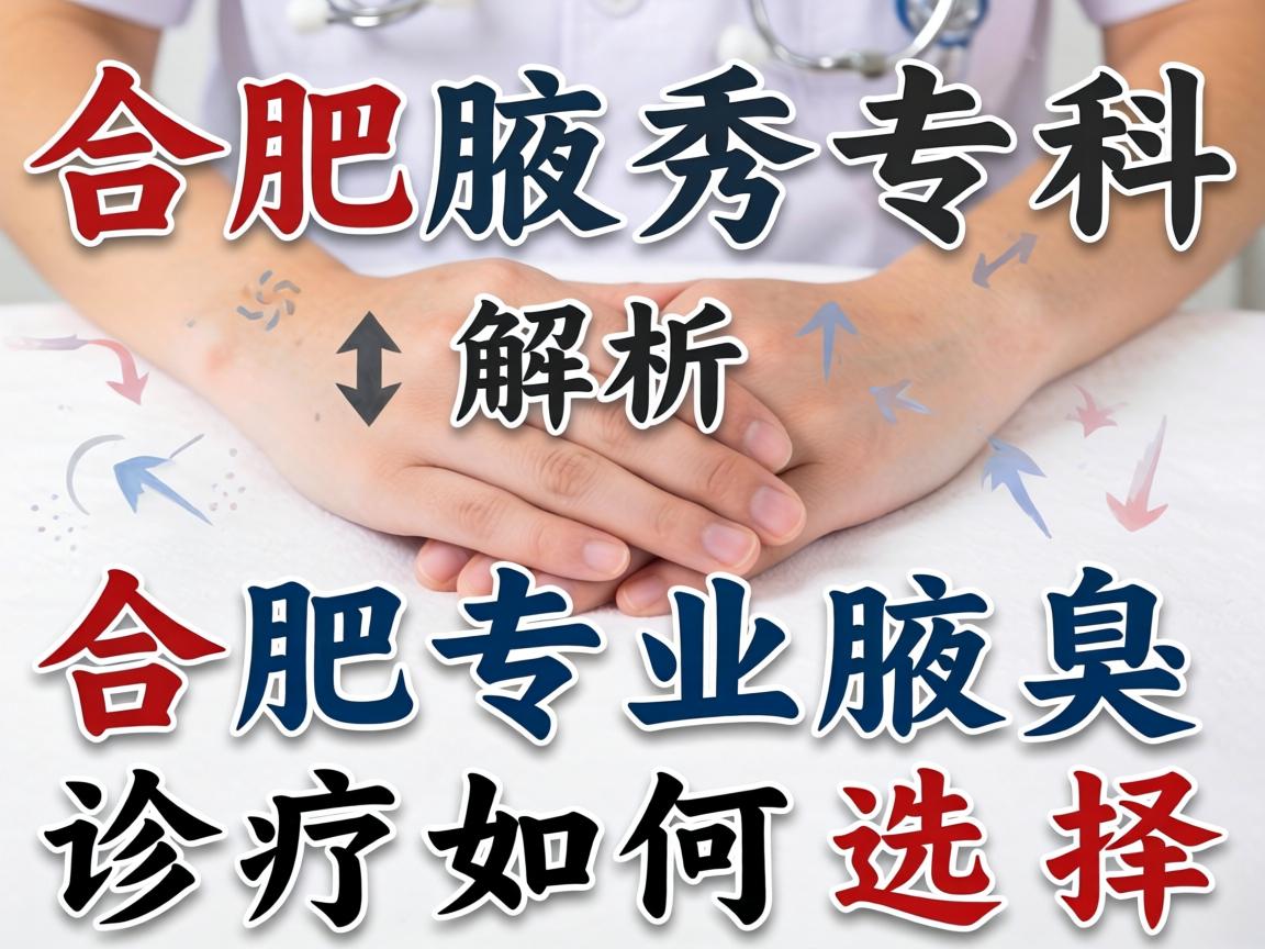 合肥腋秀专科解析，合肥专业腋臭诊疗如何选择