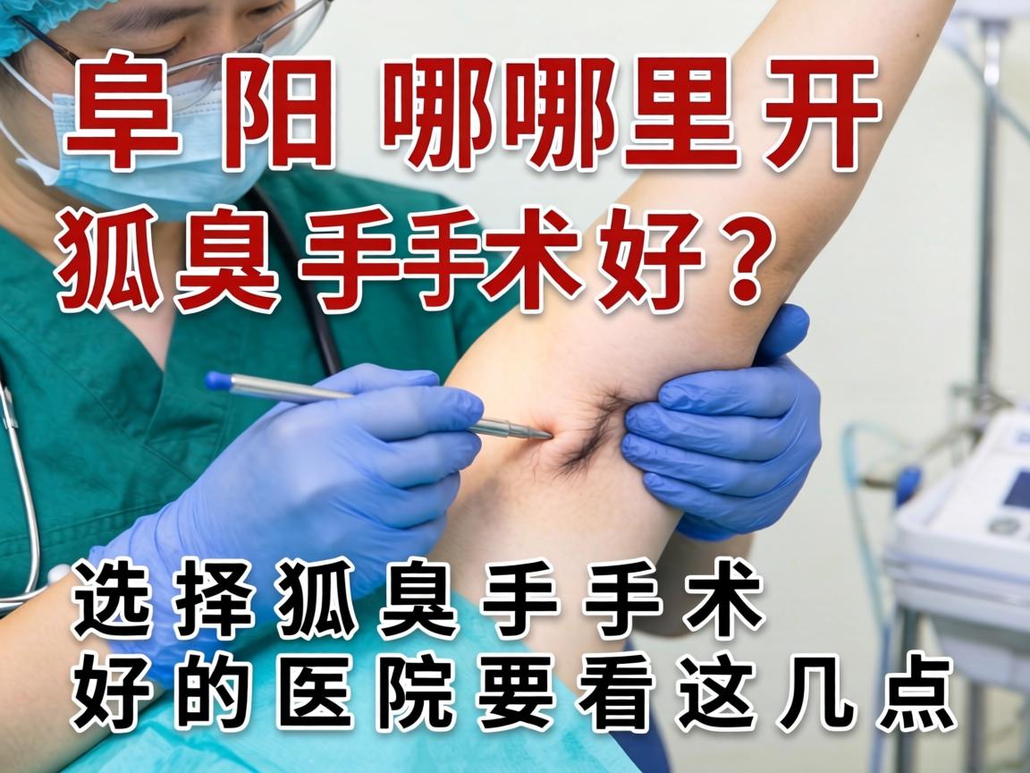 阜阳哪里开狐臭手术好?选择狐臭手术好的医院要看这几点 阜阳哪里开狐臭手术好?选择狐臭手术好的医院要看这几点