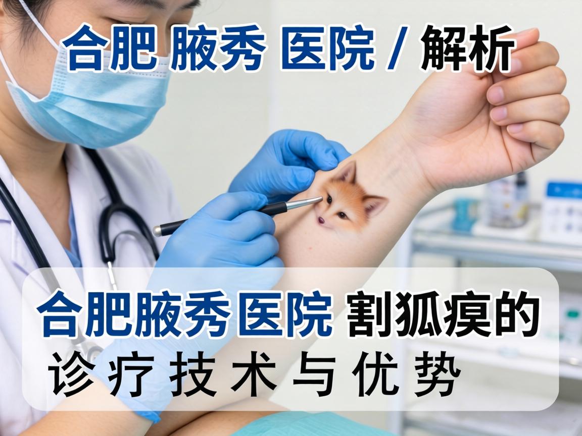 合肥腋秀医院解析，合肥腋秀医院割狐臭的诊疗技术与优势