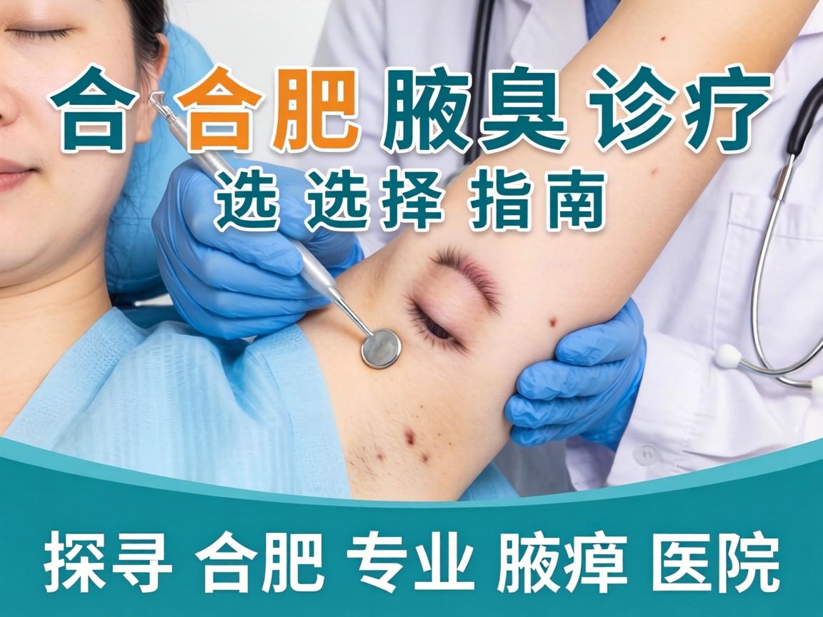 合肥腋臭诊疗选择指南，探寻合肥专业腋臭医院