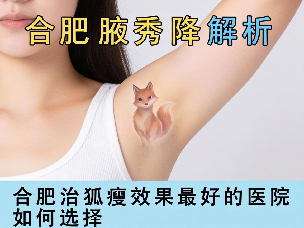 合肥腋秀解析，合肥治狐臭效果最好的医院如何选择