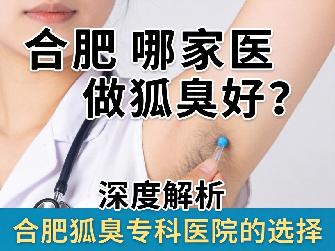 合肥哪家医做狐臭好？深度解析合肥狐臭专科医院的选择