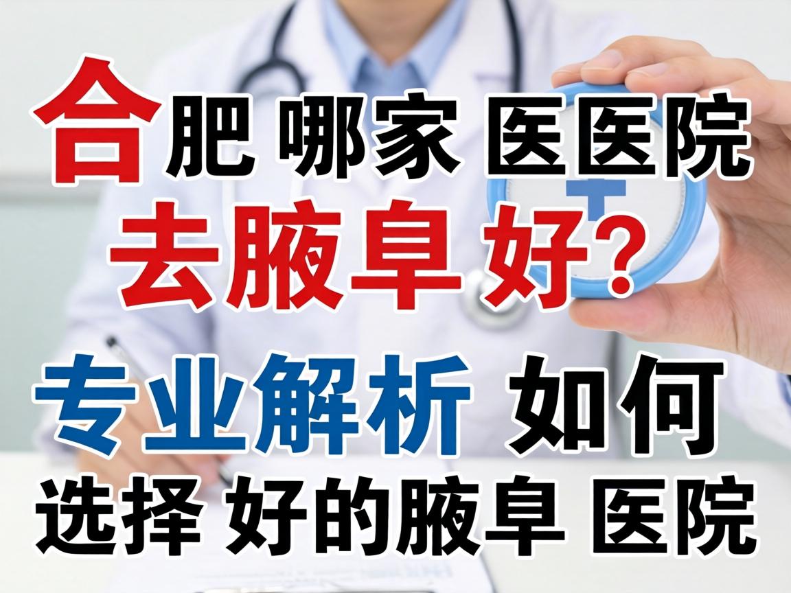 合肥哪家医院去腋臭好？专业解析如何选择好的腋臭医院