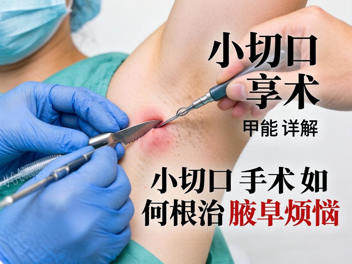 小切口腋臭手术详解，小切口手术如何根治腋臭烦恼