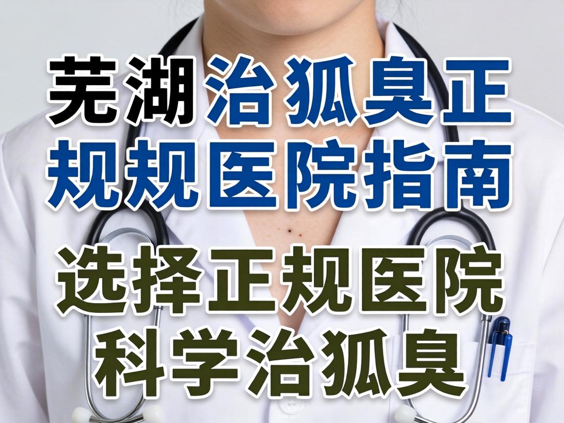 芜湖治狐臭正规医院指南，选择正规医院科学治狐臭