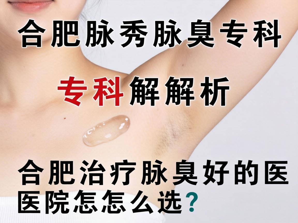 合肥腋秀腋臭专科解析，合肥治疗腋臭好的医院怎么选？