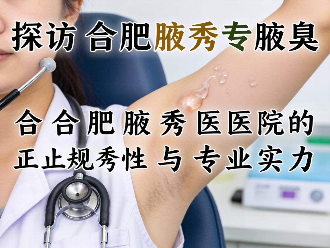 探访合肥腋秀腋臭专科,解析合肥腋秀医院的正规性与专业实力 探访合肥腋秀腋臭专科,解析合肥腋秀医院的正规性与专业实力