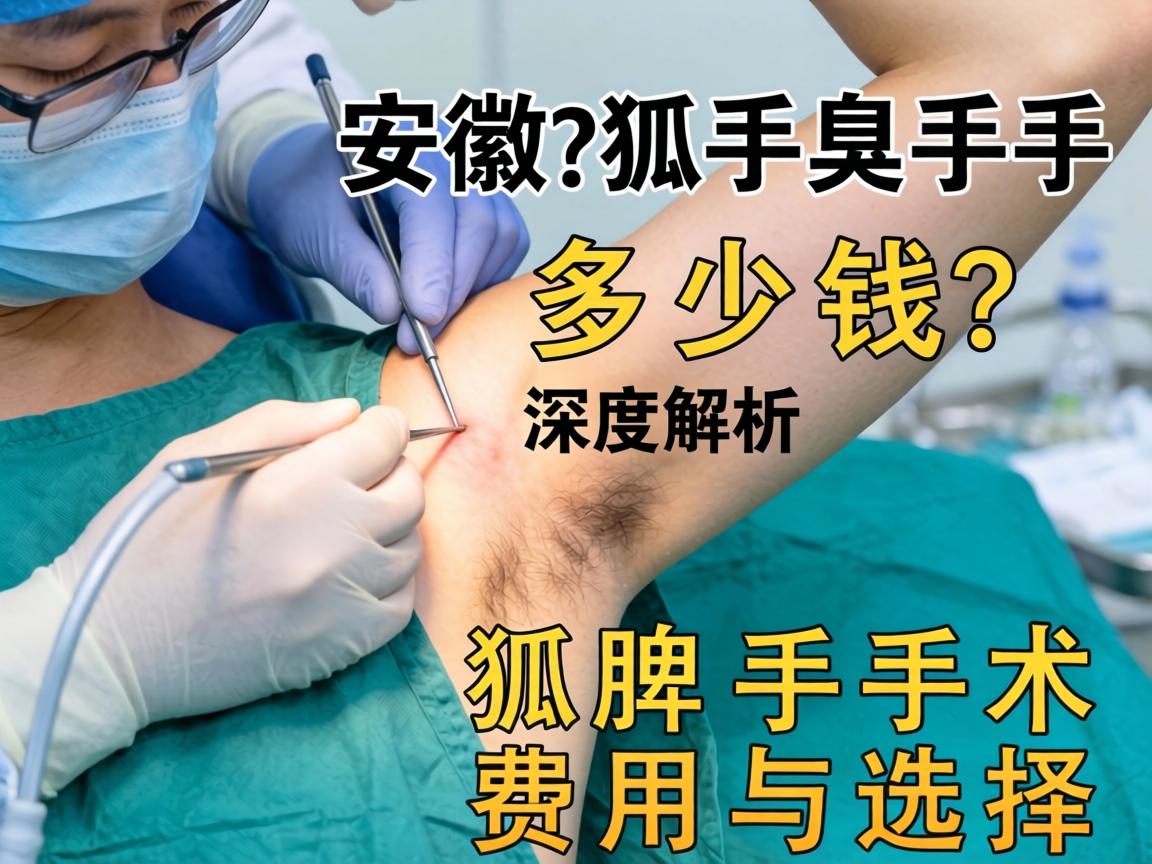 安徽狐臭手术多少钱？深度解析狐臭手术费用与选择