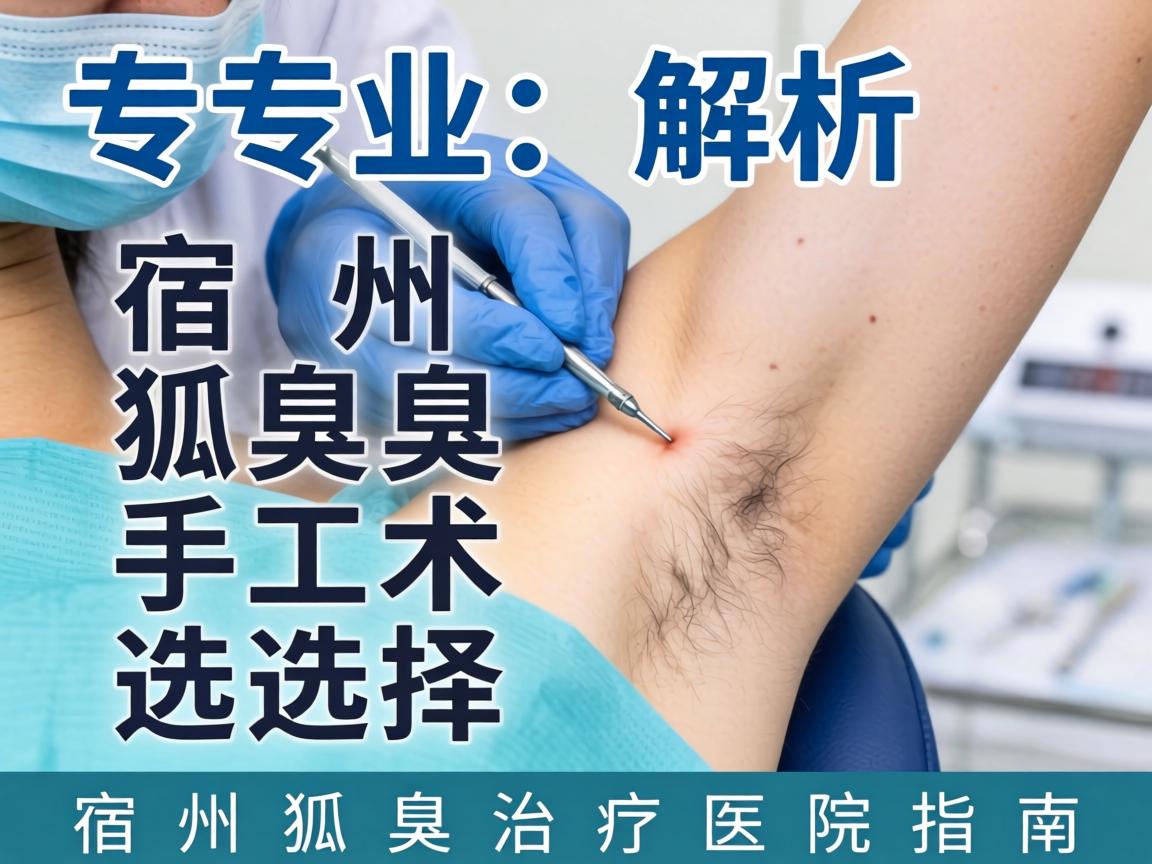 专业解析，宿州狐臭手术选择 宿州狐臭治疗医院指南