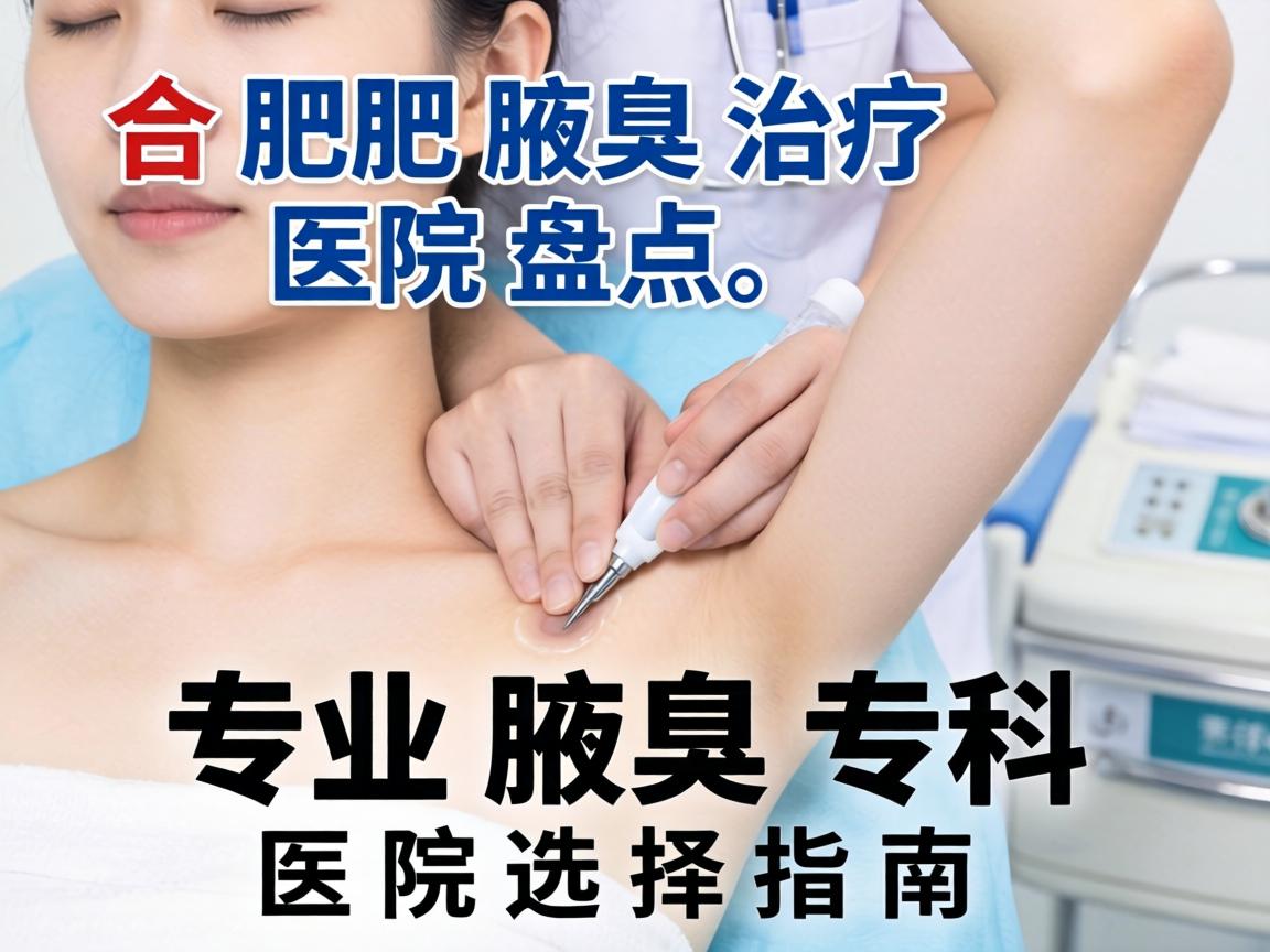 合肥腋臭治疗医院盘点，专业腋臭专科医院选择指南