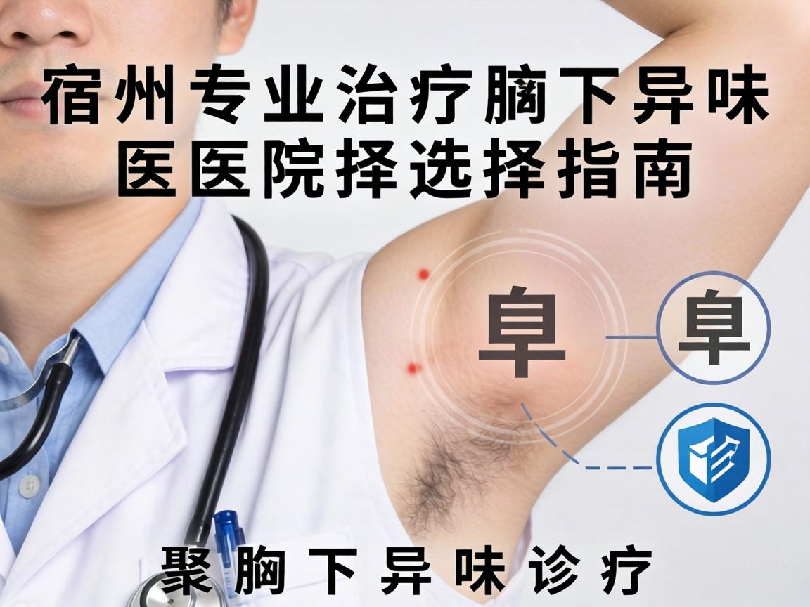 宿州专业治疗腋下异味医院选择指南，聚焦腋下异味诊疗